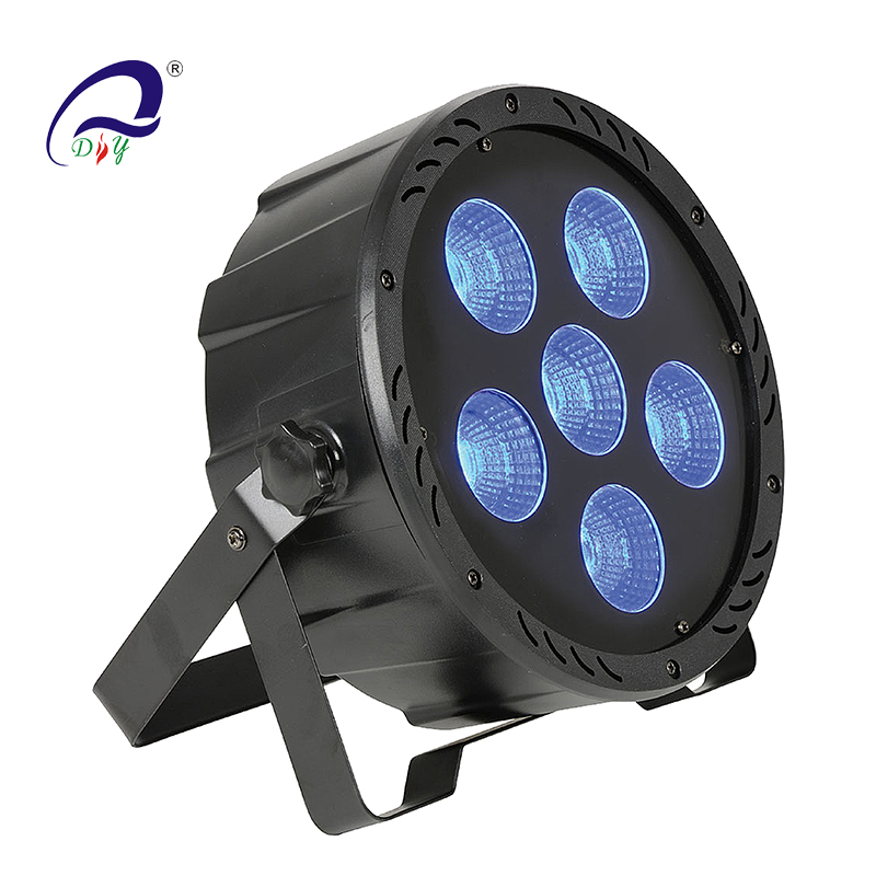 PL101 6 STKS LED COB 200W Par kan lys til diskotek